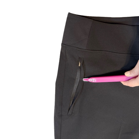 Athleta Size 18 Endless High Rise Pant Black Prima Stretch Straight Leg #53363 - Picture 9 of 16